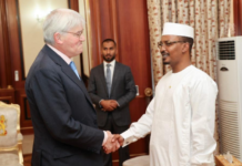Coopération : Mahamat Idriss Deby reçoit en audience le ministre britannique pour le développement