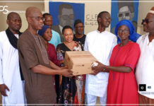 Tambacounda : du matériel didactique d’une valeur de 3 millions de francs offert au Lycée Mame Cheikh Mbaye